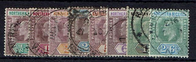 Image of Nigeria & Territories ~ Northern Nigeria SG 20a/7a FU British Commonwealth Stamp